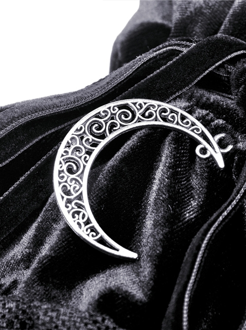 Moon Pendant Star Tassel Gothic Lolita Black Hand-sleeves