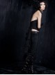 Phoenix Style Black Overlength Gauze Tail Gothic Croset