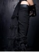 Phoenix Style Black Overlength Gauze Tail Gothic Croset