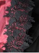 Black Lace Hooded Slim Gothic Trumpet Sleeve Witch Dress