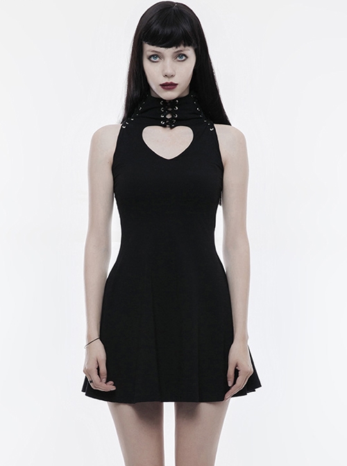 heart cut out chest dress Superdown Cait Heart Cut Out Dress