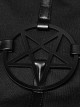Gothic Diablo Series Black High-collar Long Sleeve Dress