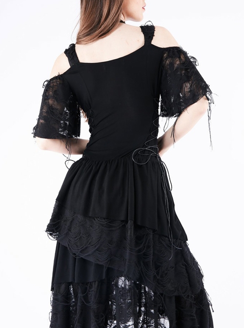 punk cocktail dress Amazon.com: MEOWCOS Women's Cocktail Dress Set Gothic Punk Halter Backless  Dress and Lace Mesh Dress with Belt Waist Chain: Clothing, Shoes & Jewelry