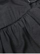 Gothic Punk Black Rose Knitted Cocktail Dress