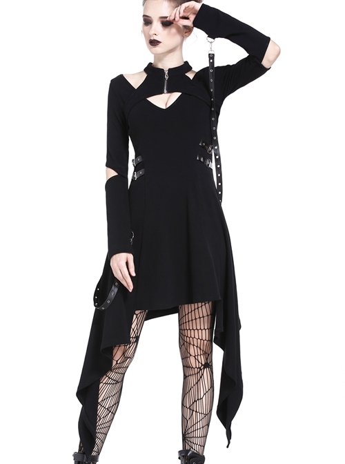 knee length dresses for ladies Gothic Midi Dress  Gothic Clothing