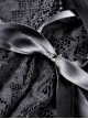 Sexy Rebel Black Lace V Neck Gothic Short Sleeve Dress