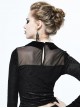 Black Gothic Vintage Women' Short Shirt