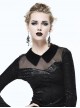 Black Gothic Vintage Women' Short Shirt