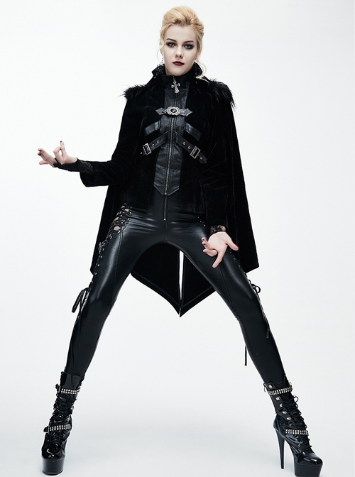 Irregular Cloak Women's Thickened Hooded Coat
