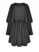 Nuns Prayer Style Gothic Long Sleeve Fake Two Pieces Shawl Coat