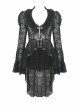 Gothic Classic Victorian Black Lace Outer Clothing