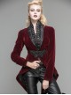 Gothic Red Or Black Suit Collar Slim Short Jacket