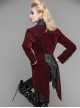 Gothic Red Or Black Suit Collar Slim Short Jacket