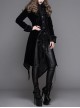 Gothic Delicate Embroidered Medium Length Slim Coat