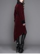 Gothic Delicate Embroidered Medium Length Slim Coat