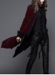 Gothic Delicate Embroidered Medium Length Slim Coat