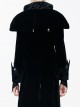 Gothic Red And Black Palace Retro Medium Length Style Coat