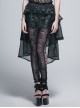 Gothic Black Lace Embroidery Sexy Stitching Short Skirt