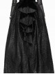 Gothic Black Lace Delicate Embroidery Yarn Skirt Long Pettiskirt