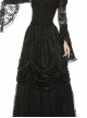 Gothic Black Gorgeous Frilly Maxi Skirt