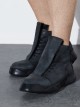 Steampunk Gothic Black Thick Sole Men's Casual Shoes