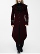 Punk Palace Style Gothic Lapel Dovetail Coat