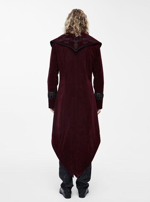 Punk Palace Style Gothic Lapel Dovetail Coat