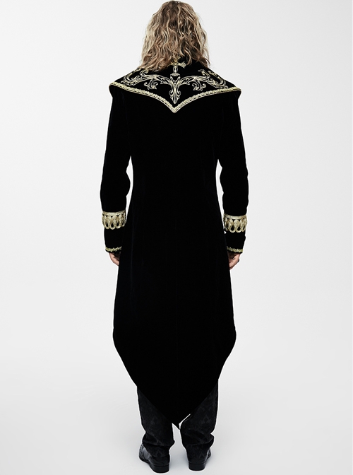 Punk Palace Style Gothic Lapel Dovetail Coat