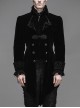 Steampunk Gothic Velveteen Slim Fit Medium Length Men's Tuxedo