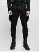 Gothic Black Steam Punk Men's Riding Breeches