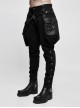 Gothic Black Steam Punk Men's Riding Breeches