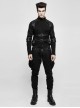 Gothic Black Steam Punk Men's Riding Breeches