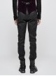 Chinese Style Embroidery Gothic Black Retro Jacquard Men's Pants