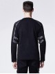 Black Rivet Punk Gothic Male Long Sleeve T-shirt