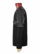 Black Rivet Punk Gothic Male Long Sleeve T-shirt