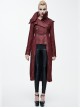 Steampunk Dark Detachable Hat Hooded Women's Medium Length Windbreaker