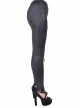 Steampunk Black Lace Lace-up Slim Trousers