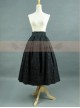 Victorian Retro Jacquard High Waist Big Hem Skirt