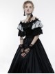 Victorian Palace Style Retro Black Long Ball Dress