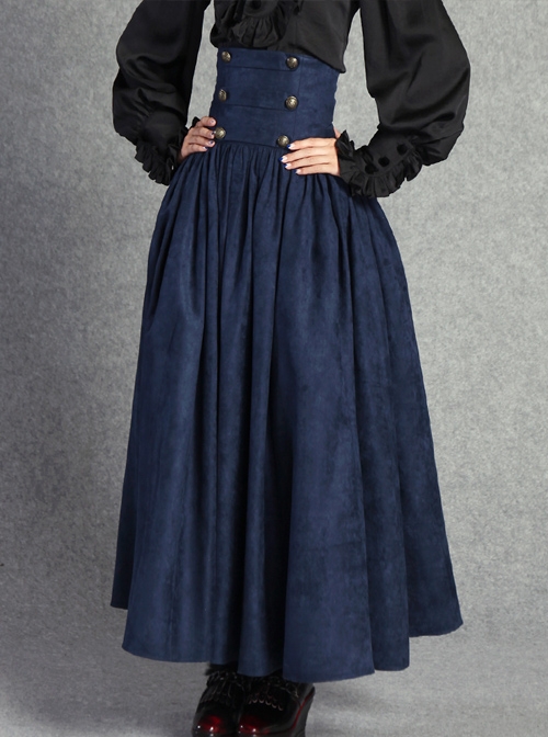 Court Victoria High Waist Band Closure With A large hem skirt