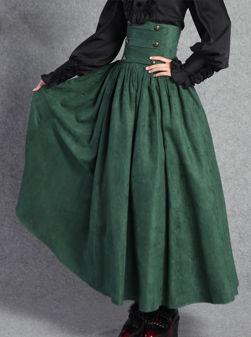 Court Victoria High Waist Band Closure With A large hem skirt