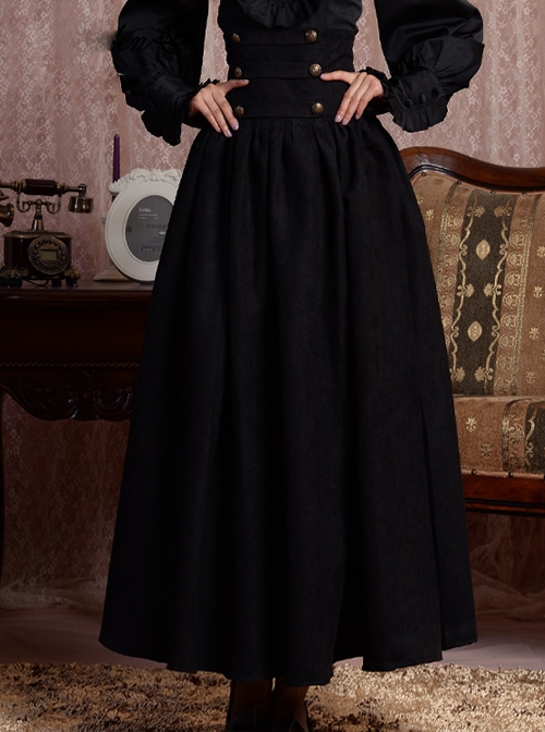 Court Victoria High Waist Band Closure With A large hem skirt