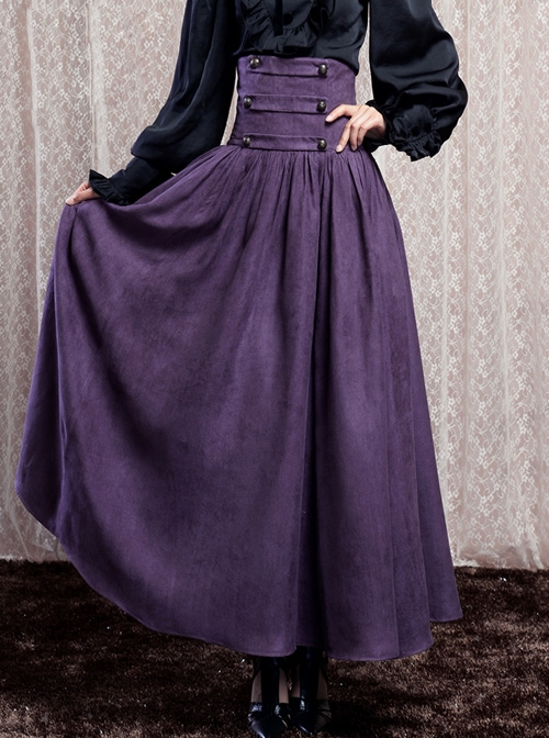 Court Victoria High Waist Band Closure With A large hem skirt