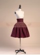 Palace Style Retro Victorian High Girdle Big Hem Skirt
