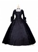 Gothic Victorian Black Velvet Ball Gowns