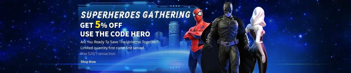 Super Heroes Gathering Get 5% Off 
