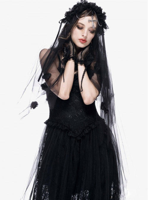 Romantic Gothic Black Veil