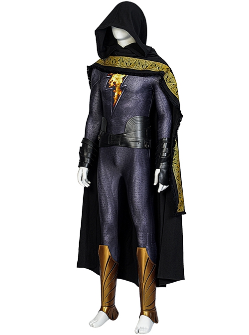 Movie Black Adam Teth-Adam Battle Suit Halloween Cosplay Costume Set ...