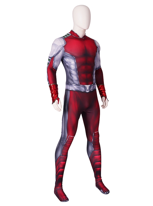 Titãs Temporada 4 Beast Boy Halloween Cosplay Traje Impressão Bodysuit Conjunto Completo - Guarda-roupas Mágicos